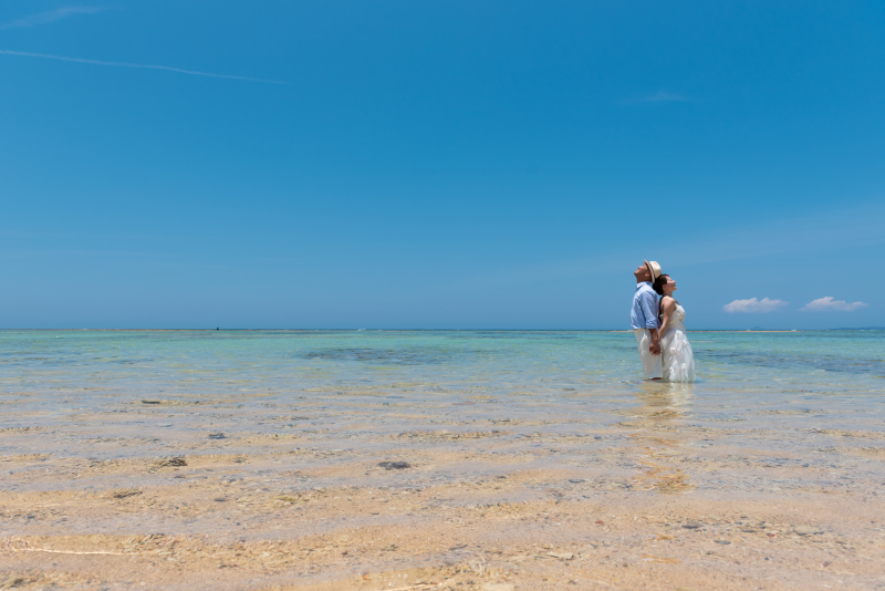 憧れのビーチIN!