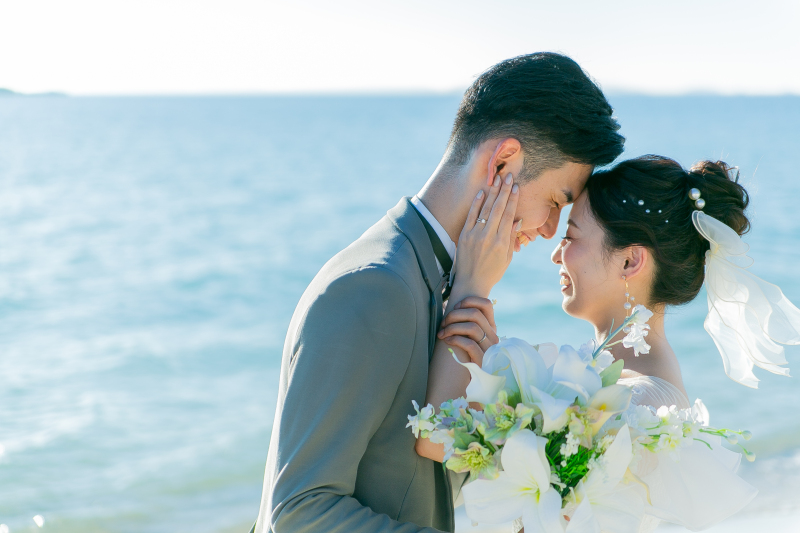 ちょっと照れながら&hellip;おでこをこっつんこ＾＾