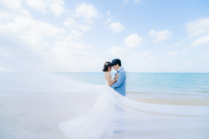 ベールを重ねると雰囲気ががらりと変わります！