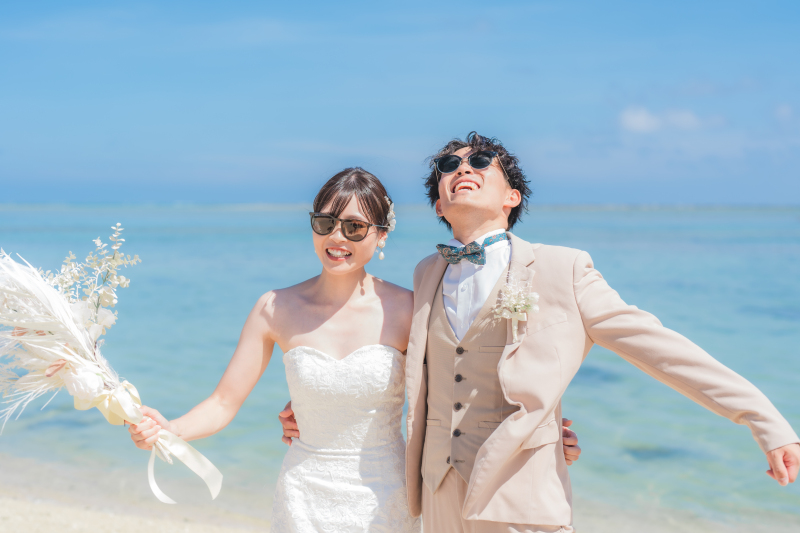 サングラスをかけて...