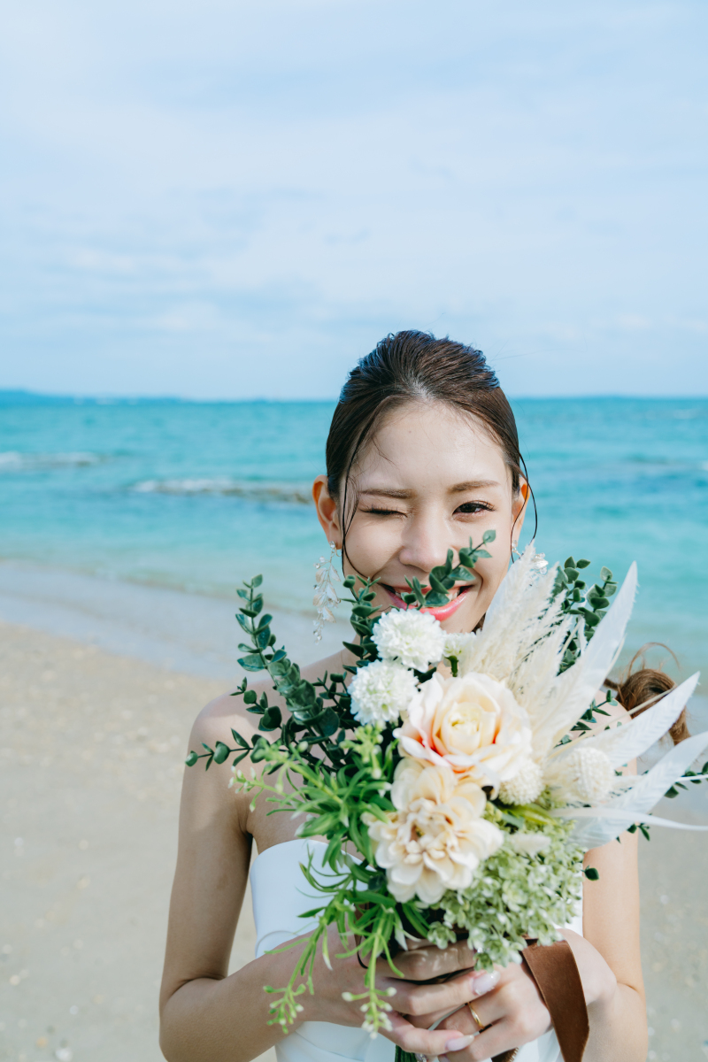 ご新婦様のソロショットは欠かせない撮影です！