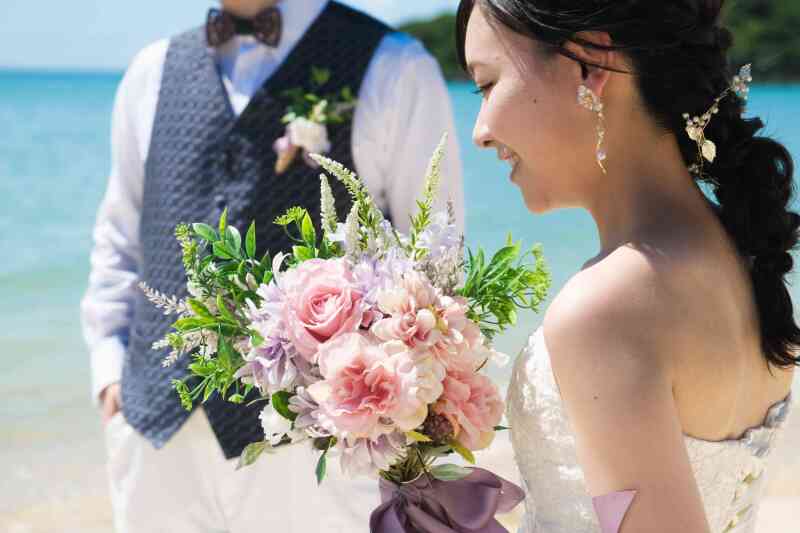 ブーケもメロメロ