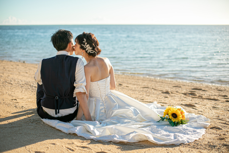 ほっぺにチュっ♡