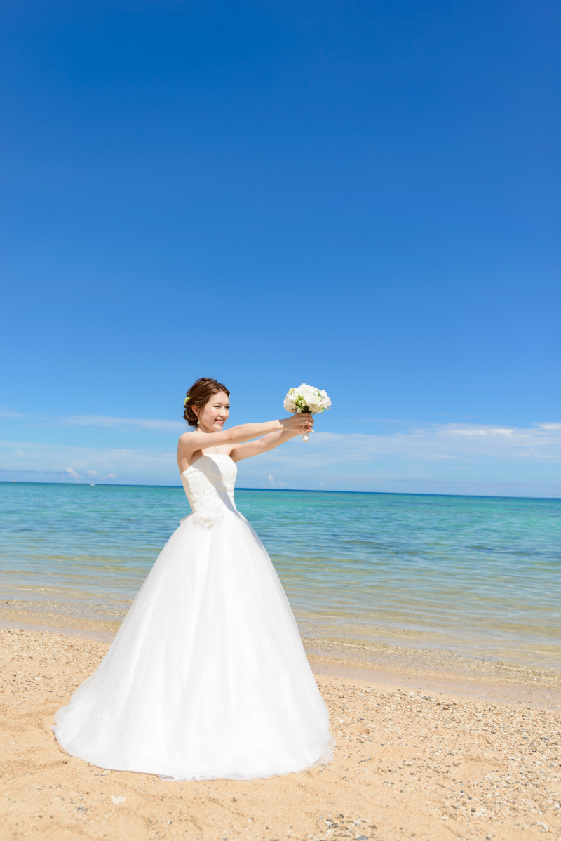 ブーケを捧げて