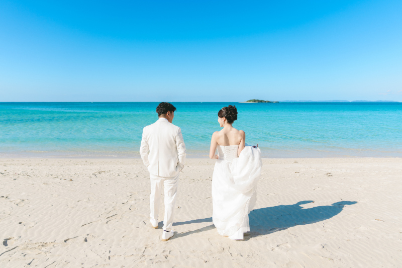 ビーチで撮影！