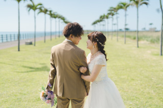 ビーチ×ヤシの木ロード＝♡