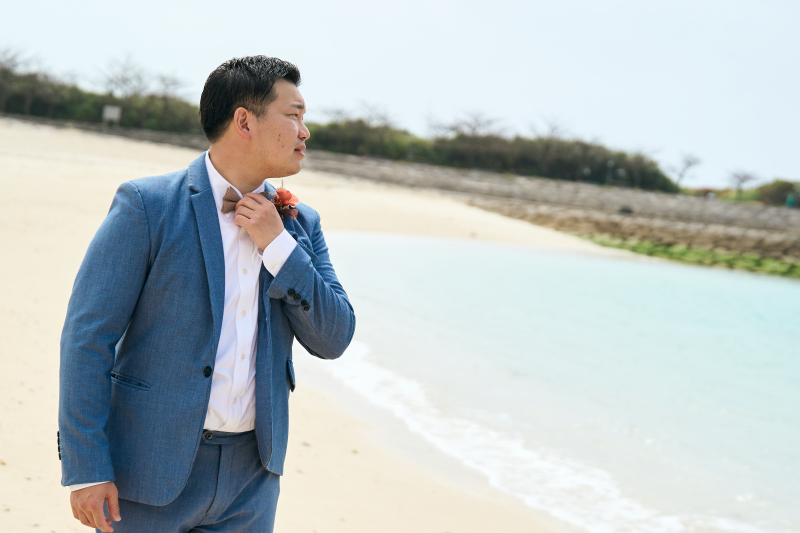 新郎様のかっこいいお写真も！