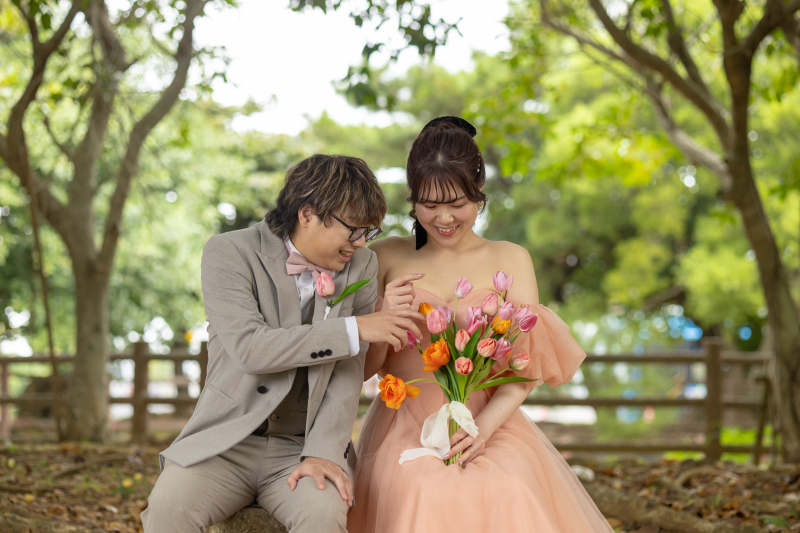 自然に癒されてする撮影は笑顔が溢れていっぱい！