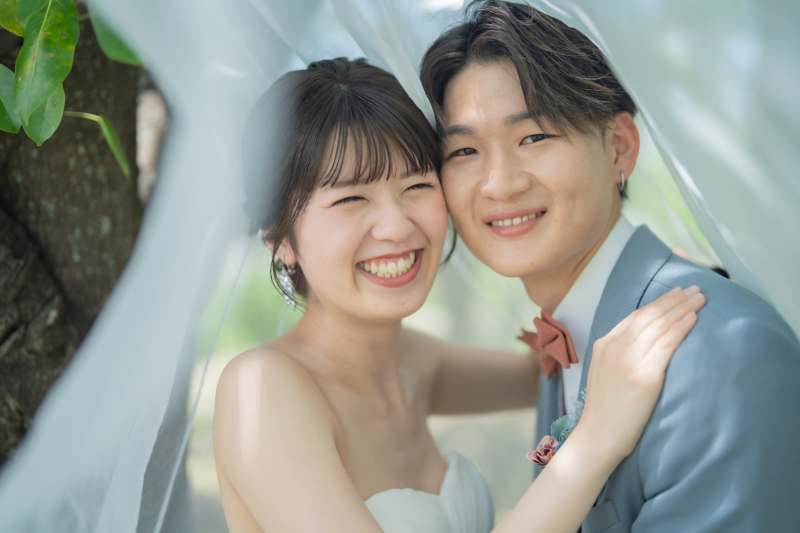 【ビーチ&グリーン撮影100カット+ドローンフォト】好きな場所でお二人らしく♡