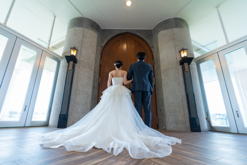 お次はいよいよチャペルに移動して撮影開始です♪