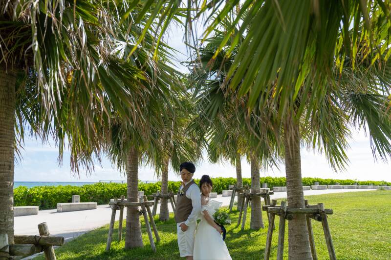 大自然スポットで