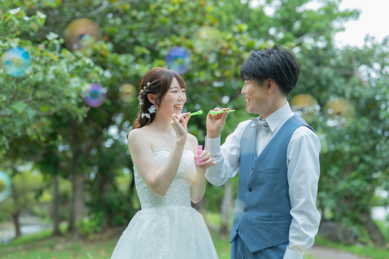 【ビーチ＆グリーンプラン】おふたりらしい雰囲気で♪