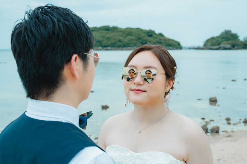 お次のアイテムは・・ハート型サングラス！