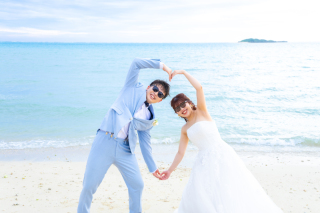 【よくばりサンセットフォトツアーコミコミ200カット】お2人らしさ全開の撮影♪♡