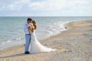 天然ビーチ撮影