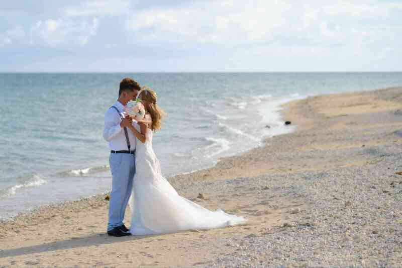 天然ビーチ撮影