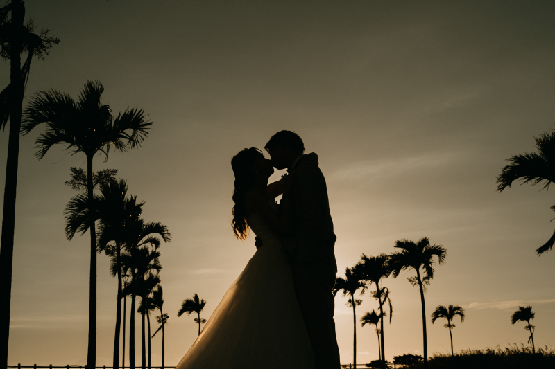 おふたりのシルエット