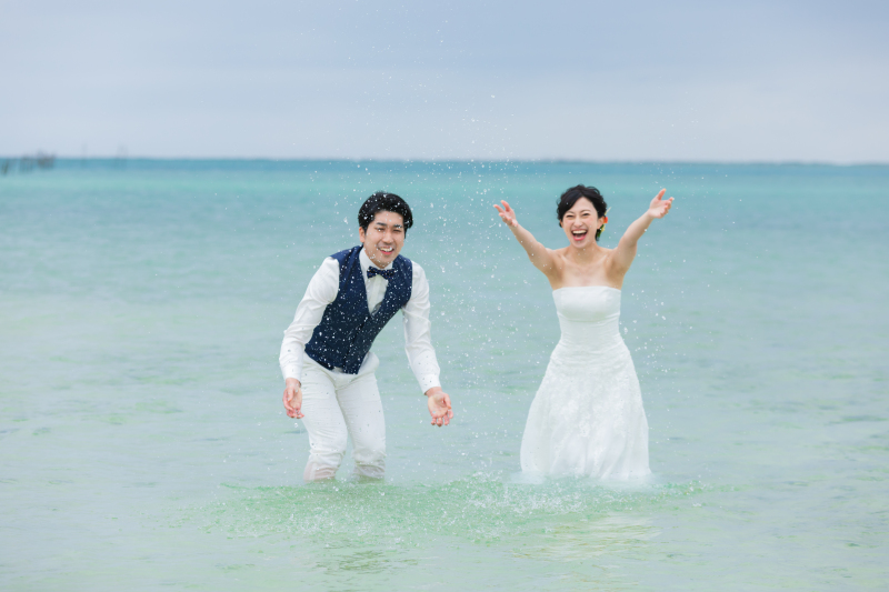 ビーチに入ったらやっぱり