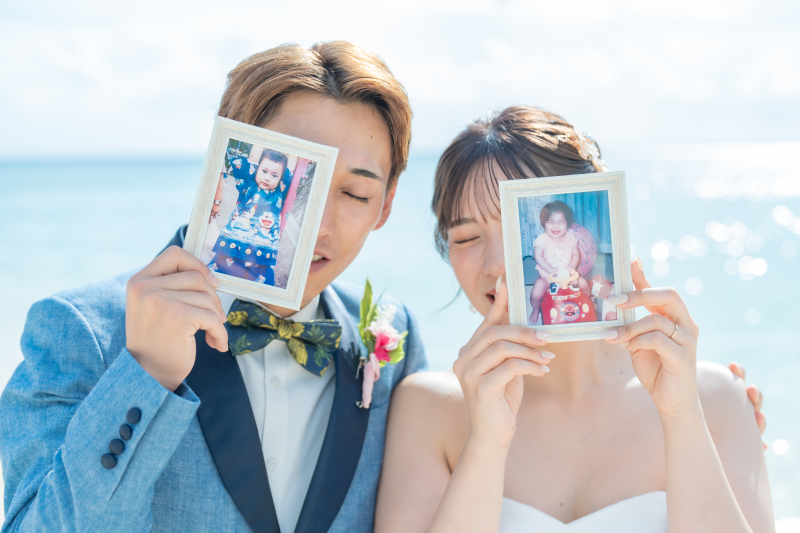 おふたりの写真と共に