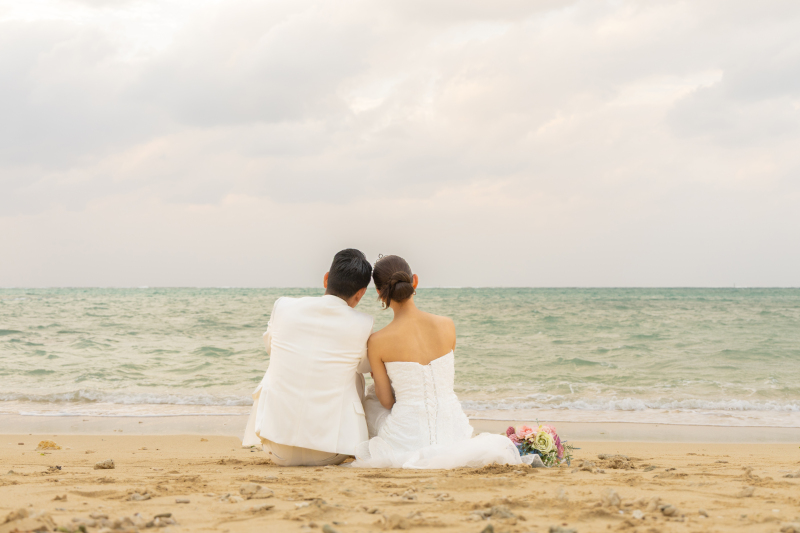 海を見ながらどんな会話をされているのかな♩