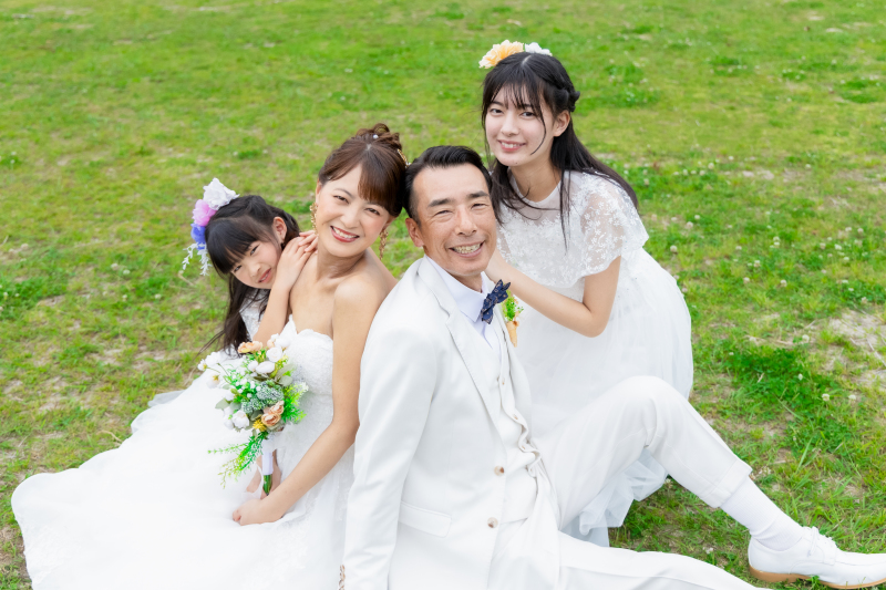 グリーンでもご家族撮影♡