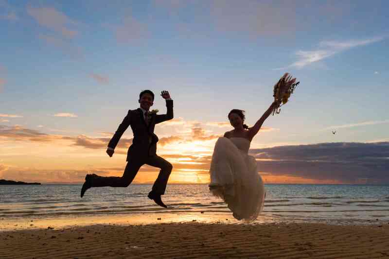 サンセットで躍動感も