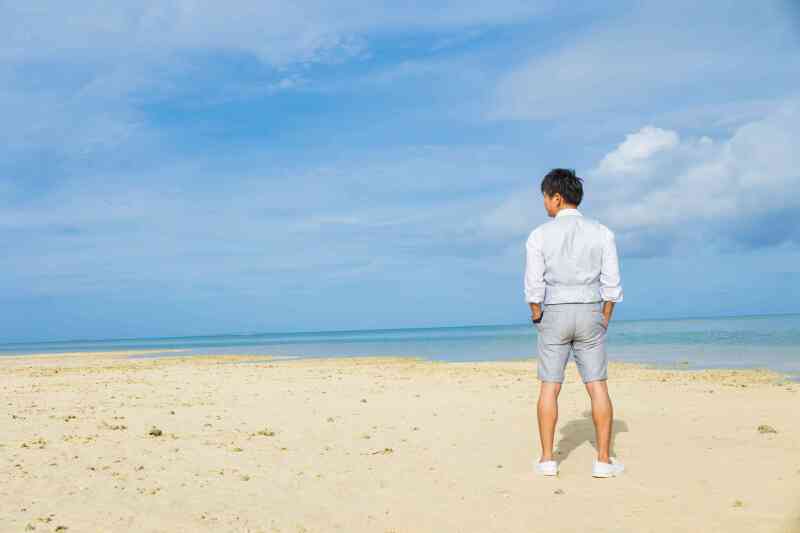 たくましい背中