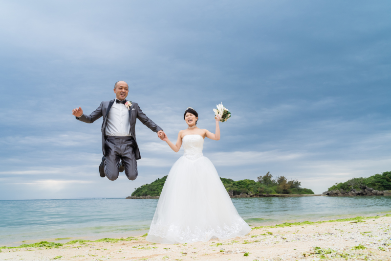 撮影のラストはジャンプで！