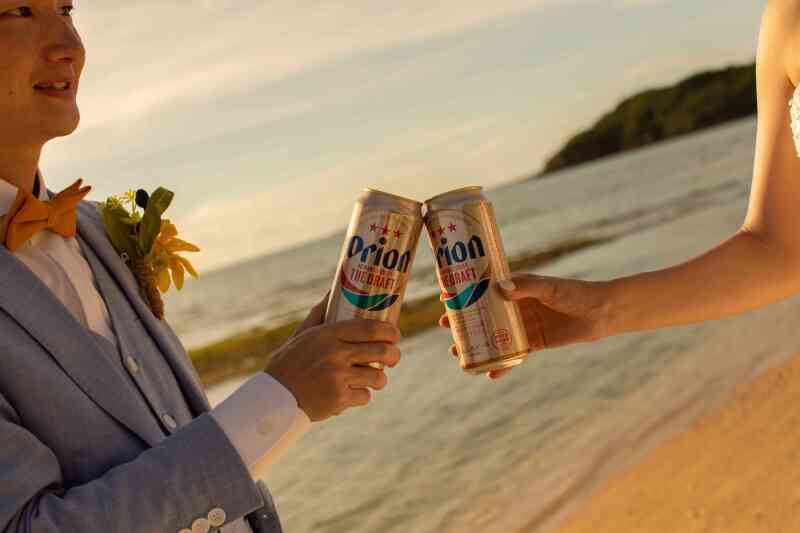 サンセットでの乾杯