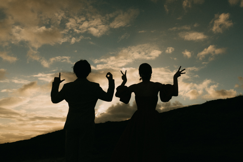 LOVEのシルエットショット！