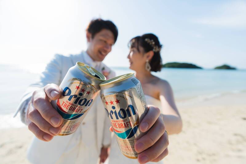 オリオンビールと