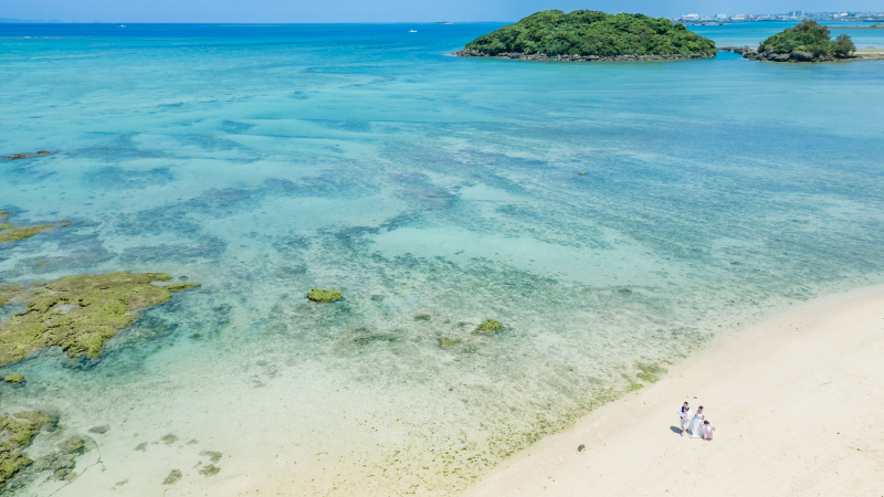 撮影スタートはドローンから♪