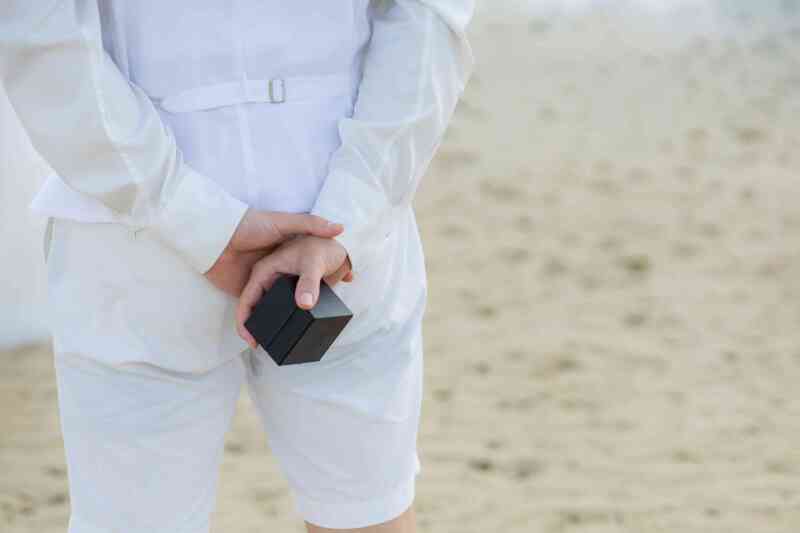 ご新郎様のお手元には・・