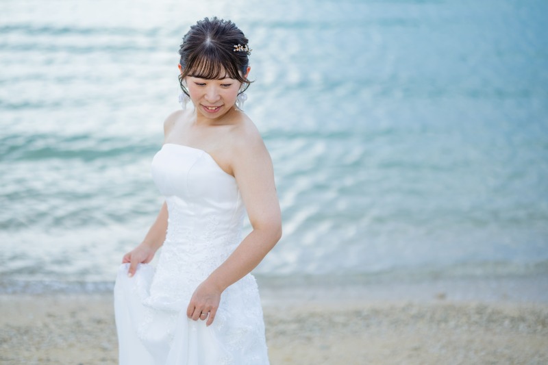 ご新婦様のソロショットも！