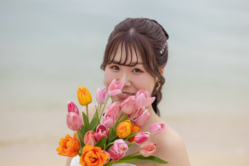 フォトウェディングならではの『ソロショット』も◎