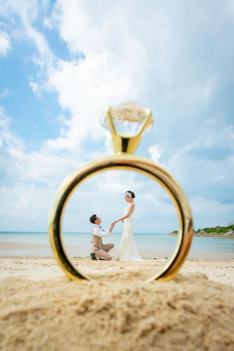 リングの中でプロポーズ