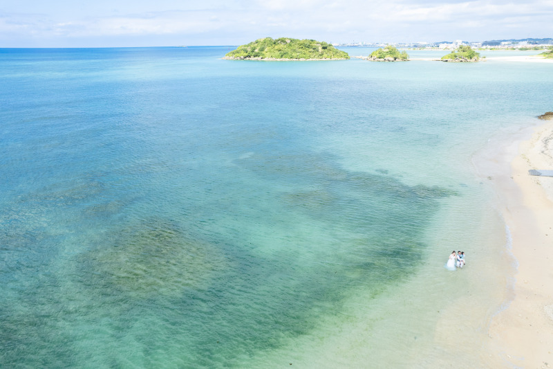 沖縄ならではのウエディングフォト