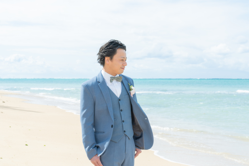 新郎様ソロショット