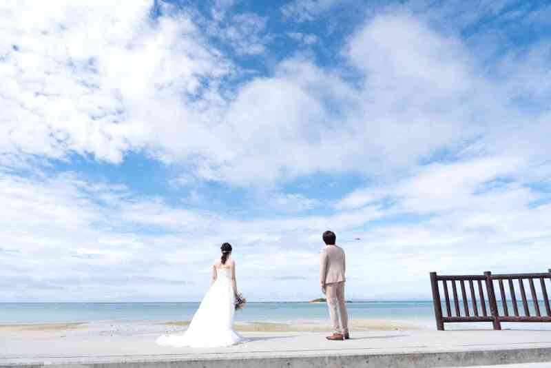 青空を見上げて