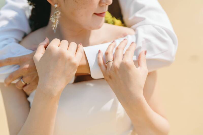 Beach×wedding photo