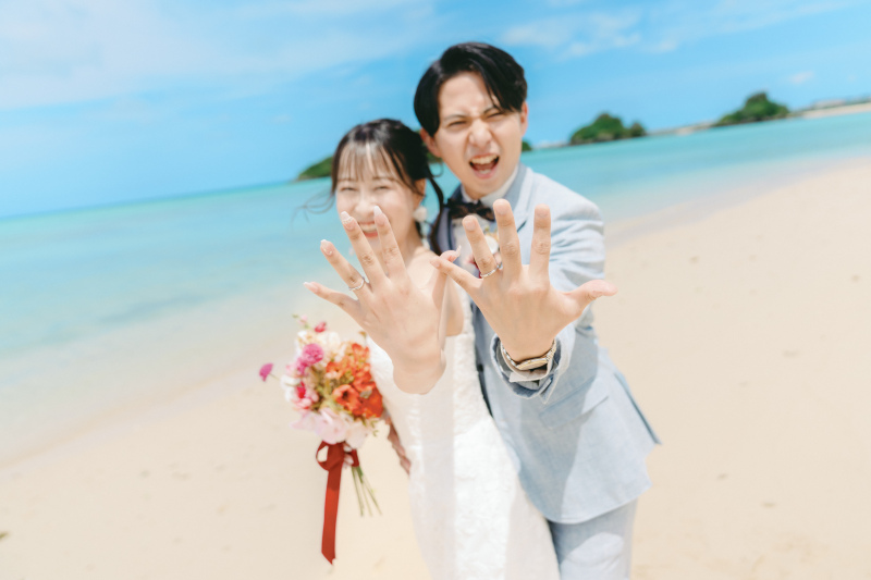 指輪をドーンっと！