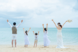 【ファミリーフォトウエディングプラン】家族みんなで楽しい思い出を作ろう☆★