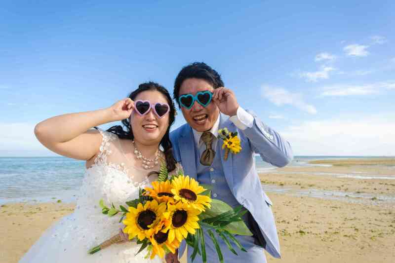 サングラスを使って