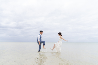 一緒に海へ！ウォーターイン撮影☆