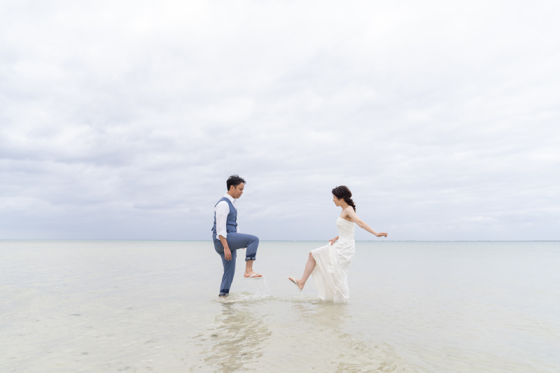 一緒に海へ！ウォーターイン撮影☆