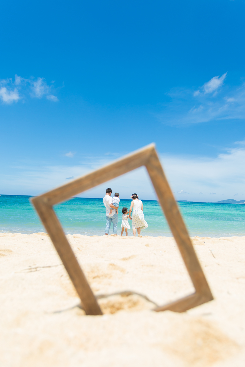 家族みんなで写真たてに入って＾＾