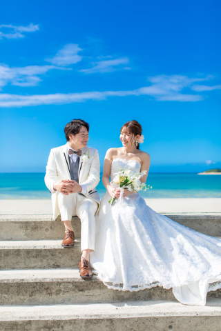 碧い海と。。。