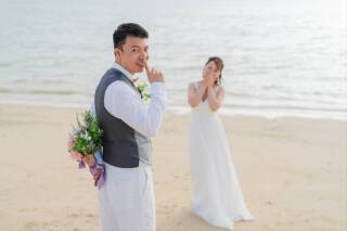 お子様も交えて、フォトウェディングを