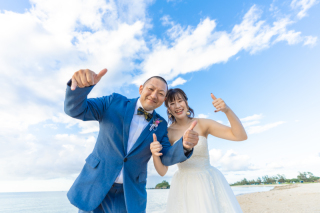 楽しく！沖縄でのフォトウエディング♪