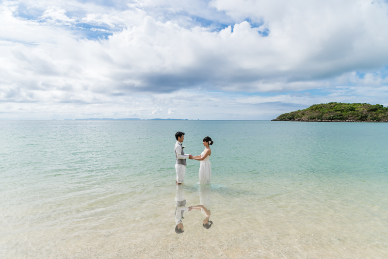 ウユニ塩湖風加工